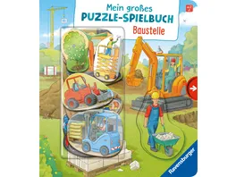 Mein grosses Puzzle Spielbuch Baustelle