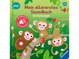 Ravensburger Play Mein allererstes Soundbuch Im Dschungel Sachen suchen und hoeren