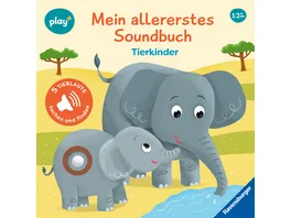 Ravensburger Play Mein allererstes Soundbuch Tierkinder Sachen suchen und hoeren