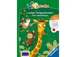 Lustige Tiergeschichten zum Lesenlernen Leserabe ab 1 Klasse Erstlesebuch fuer Kinder ab 6 Jahren