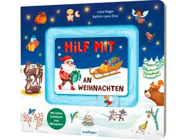 Meine Schiebebahn Pappe Hilf mit an Weihnachten