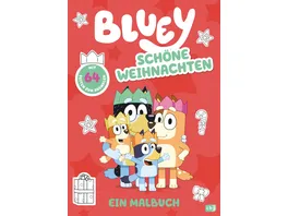 BLUEY Schoene Weihnachten Ein Malbuch