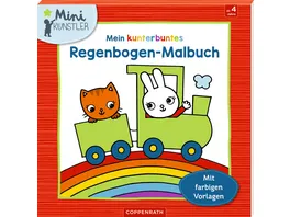 Die Spiegelburg Mein kunterbuntes Regenbogen Malbuch Mini Kuenstler