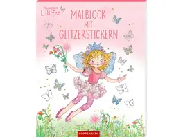Die Spiegelburg Malblock mit Glitzerstickern Prinzessin Lillifee