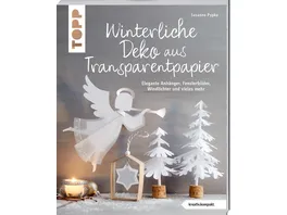 Winterliche Deko aus Transparentpapier