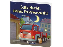 Gute Nacht kleines Feuerwehrauto