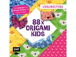 88 x Origami Kids Lieblingstiere