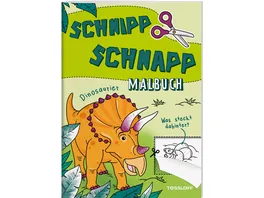 Schnipp Schnapp Malbuch Dinosaurier Was steckt dahinter