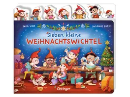 Sieben kleine Weihnachtswichtel