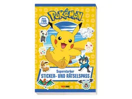 Pokemon Superstarker Sticker und Raetselspass