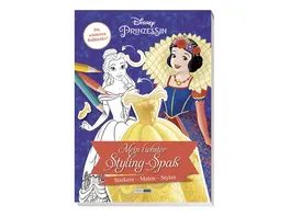 Disney Prinzessin Mein liebster Styling Spass Stickern Malen Stylen