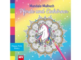 Mandala Malbuch Pferde und Einhoerner