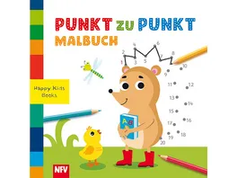 Punkt zu Punkt Malbuch Happy Kids Books