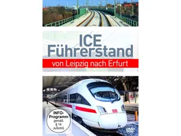 ICE Fuehrerstand von Leipzig nach Erfurt