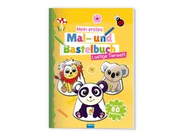 Troetsch Malbuch Bastelbuch Mein erstes Mal und Bastelbuch Lustige Tierwelt