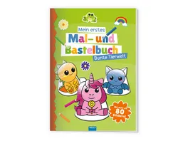 Troetsch Malbuch Bastelbuch Mein erstes Mal und Bastelbuch Bunte Tierwelt