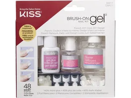KISS Brush On Gel Nail Kit Lufttrocknend