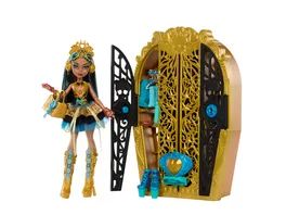 Monster High Skulltimate Secrets Monster Mysteries Spielset Cleo De Nile Puppe mit mehr als 19 Ueberraschungen