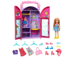 Barbie Chelsea Kleiderschrank Spielset