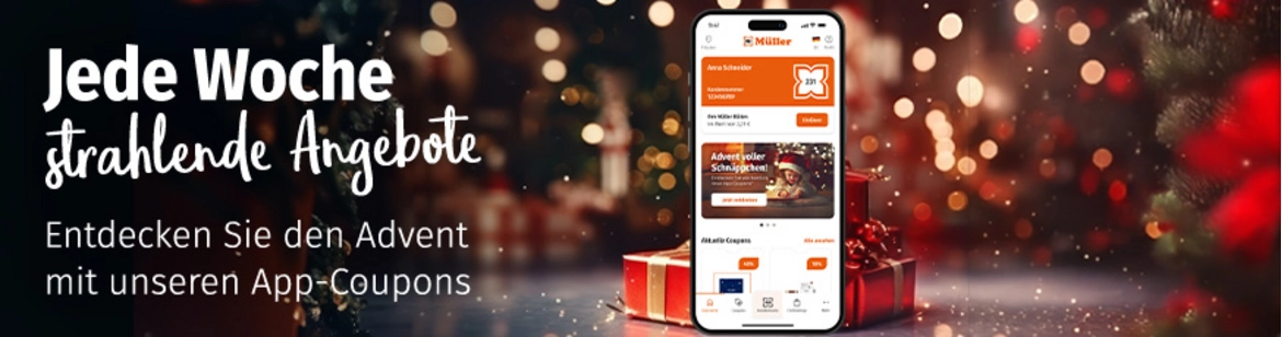 Strahlende Angebote im Advent mit unseren App-Coupons