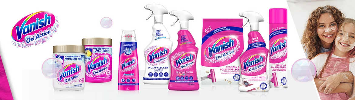 Vanish Produktvielfalt