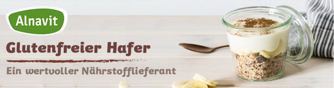 Glutenfreier Hafer von Alnavit