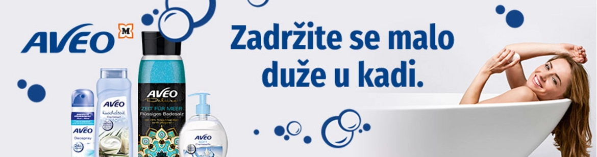 AVEO Zadržite se malo duže u kadi