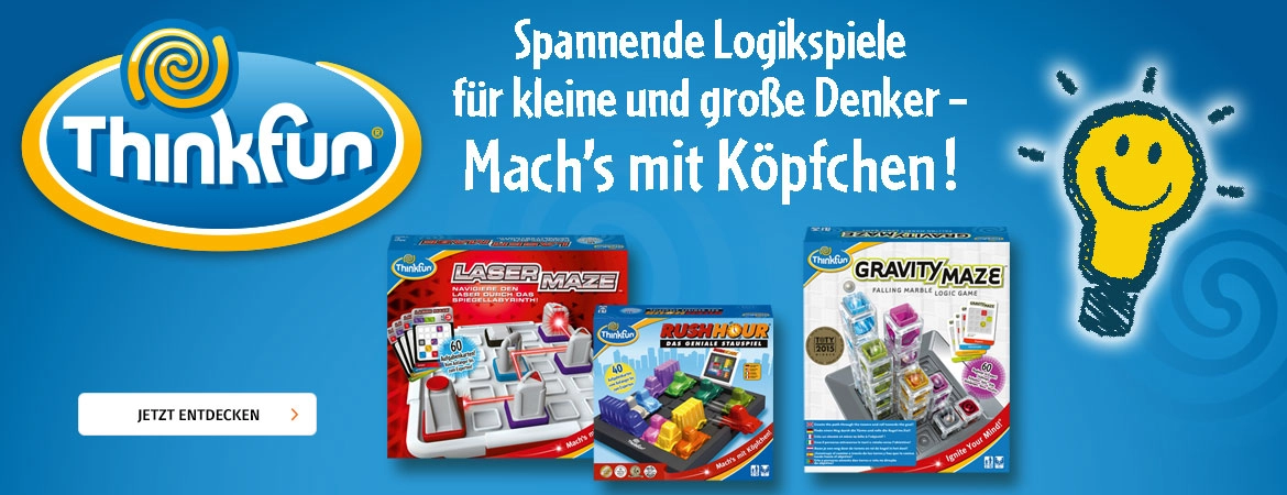 Thinkfun Spiele jetzt entdecken