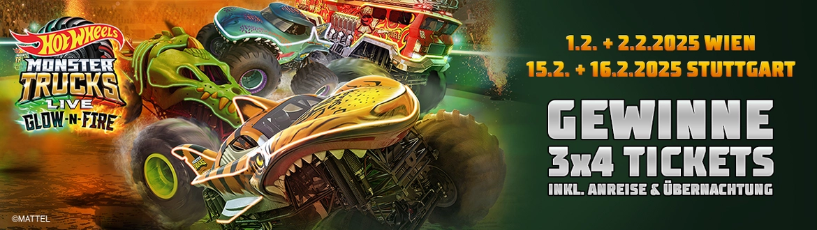 Hot Wheels Monster Truck Gewinnspiel bei Müller