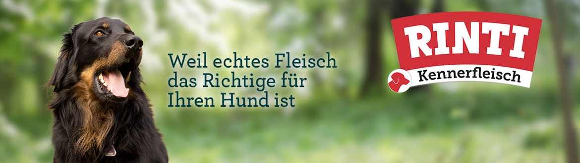 Rinti - Weil echtes Fleisch das Richtige für Ihren Hund ist