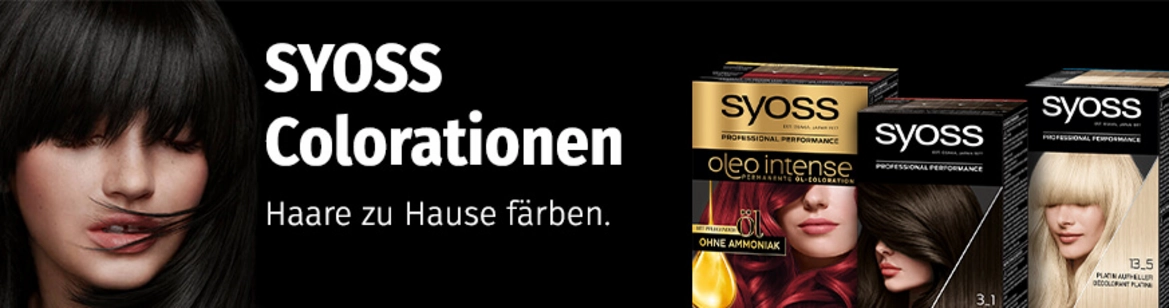 Syoss Colorationen -  Haare zu Hause färben