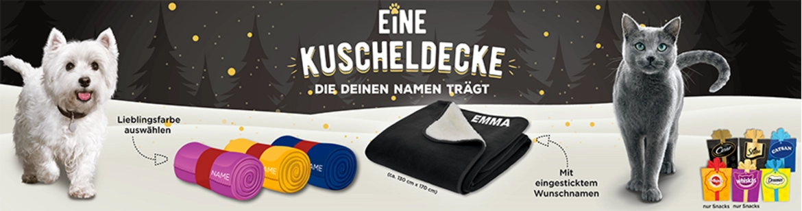 Tierische Kuscheldecke