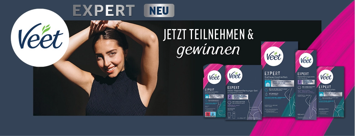 Veet EXPERT Gewinnspiel