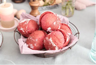 Rote-Bete-Brötchen