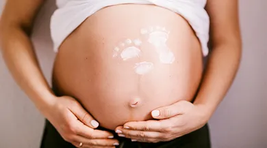 Babybauch-Fotoshooting