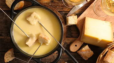 Raclette und Fondue