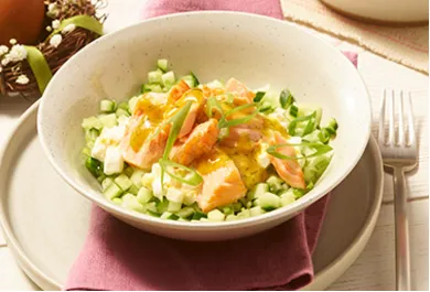 Lachs-Eier-Salat