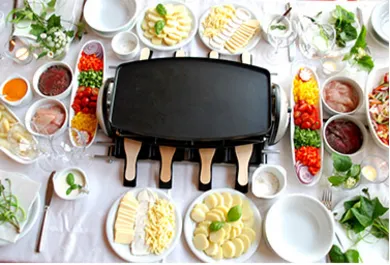 Kreative herzhafte Raclette-Ideen