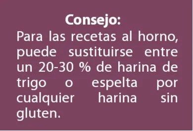 Consejo harinas alternativas