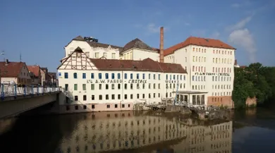 Turbina de agua de Faber-Castell en Stein (Alemania)