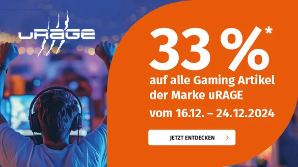 33% Rabatt auf uRage Gaming Zubehör