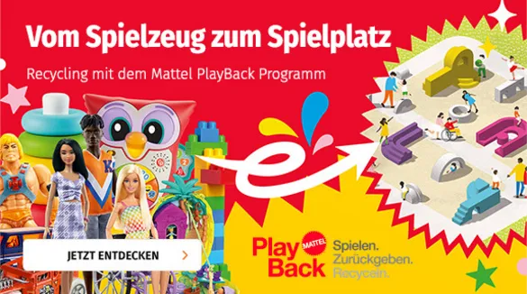 Mattel PlayBack Spielzeug Recycling