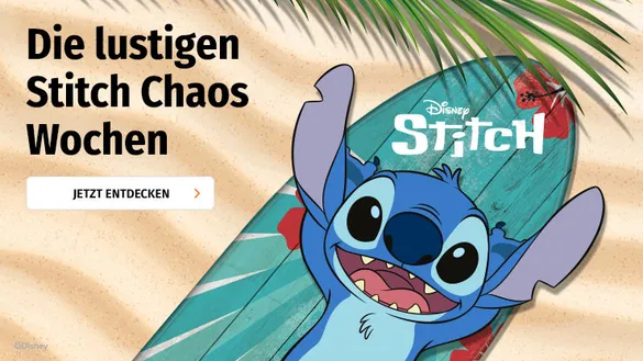 Die lustigen Stitch Chaos Wochen bei Müller