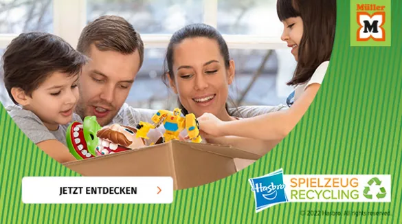 Hasbro Spielzeug Recycling Programm