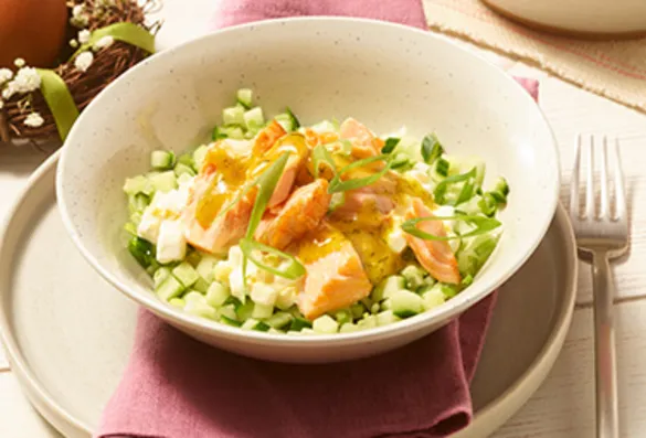 Lachs-Eier-Salat