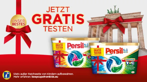 Persil gratis testen