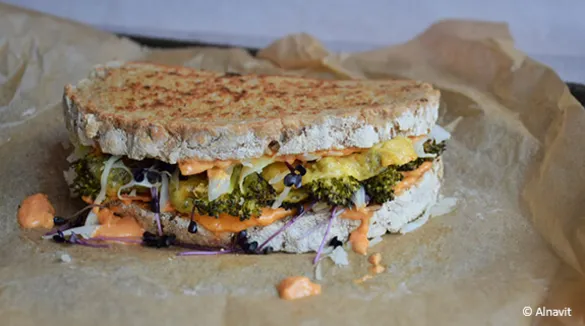 Brokkoli Reuben Sandwich