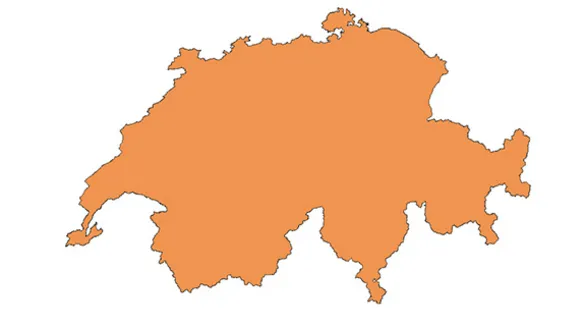 Landkarte Schweiz