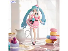 Hatsune Miku Exceed Creative PVC Statue Hatsune Miku Sweet Sweets Series Macaroon 21 cm