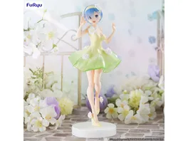 Re Zero Trio Try iT PVC Statue Rem Flower Dress 21 cm
